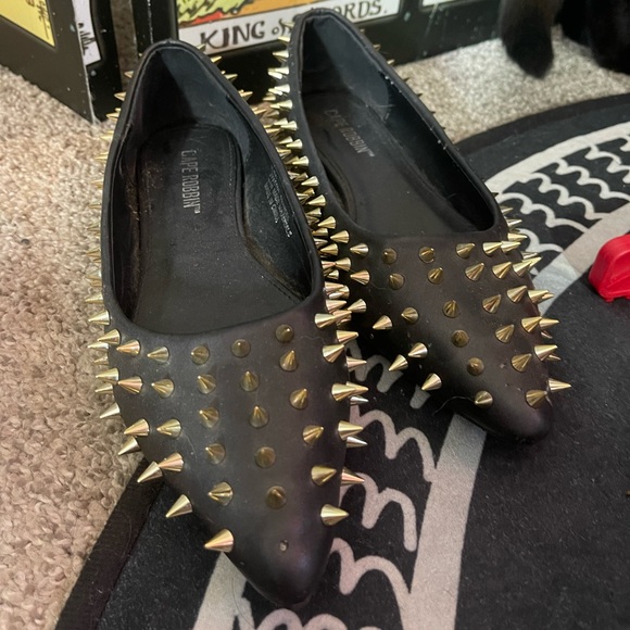 Spiky Dolls Kill Ballet Flats - Picture 6 of 6